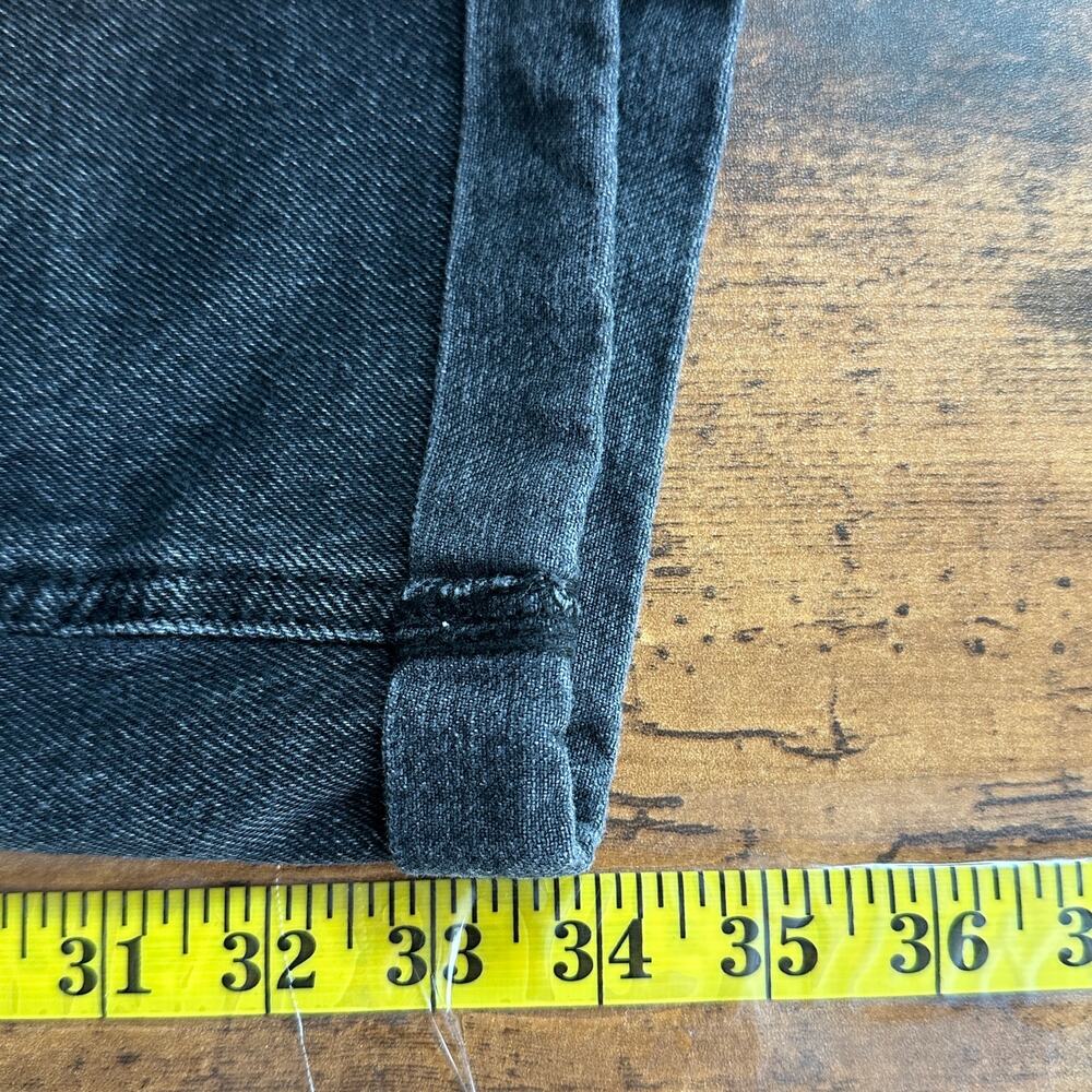 Old Navy 100 Cotton Shortalls Overall Shorts Large Black EUC Grunge Festival Y2K - Picture 4 of 9